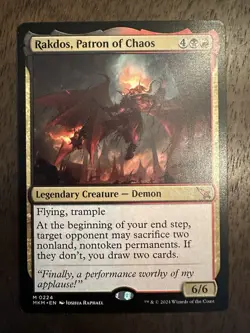 Rakdos, Patron of Chaos : MTG / Murders at Karlov Manor #0224 / NM - Image 1