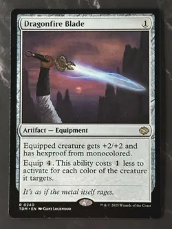 Dragonfire Blade #0240 R [Tarkir: Dragonstorm] Non-Foil LP/NM - Image 1