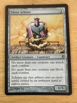 MTG - Silent Arbiter - Conspiracy - M/NM - Magic The Gathering - Image 1