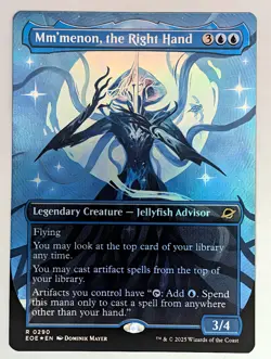 (Foil) Mm'menon, the Right Hand (Borderless) (290) Edge of Eternities Mtg NM - Image 1