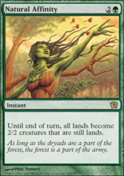 1x Natural Affinity - 9th Edition - Lightly Played, English - MTG! - Image 1
