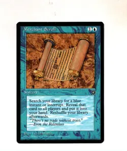 MTG Merchant Scroll SP/NM- Homelands Magic the Gathering ~ Free Shipping ~ - Image 1