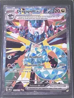 2025 POKEMON PRISMATIC EVOLUTIONS PRE EN #165/131 DRAGAPULT EX - Image 1