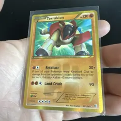 Pokemon TCG Terrakion 151/149 B&W Boundaries Crossed Secret Rare NM! - Image 1