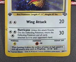 1999 Pokemon 1st Edition Jungle- DAMAGED -HOLO Pidgeot #8/64 - Image 4