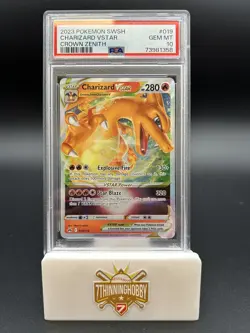 2023 Pokemon SWSH Crown Zenith Charizard VSTAR #019 - PSA 10 GEM MINT ?? - Image 1