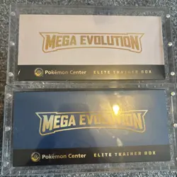 Pokemon Mega Evolutions Pokemon Center ETB PAIR Gardevoir And Lucario W/Acrylic - Image 2