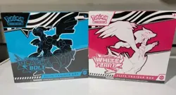 Pokemon TCG Black Bolt and White Flare ETBs - SEALED - Image 1