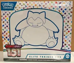 Pokemon Scarlet & Violet 151 Elite Trainer Box ETB Factory Sealed NEW Snorlax - Image 1
