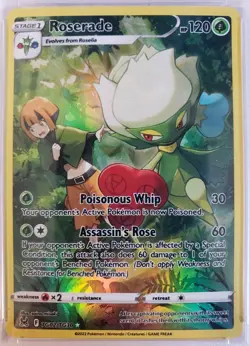 2022 Pokemon TCG Roserade Sword & Shield Lost Origin #TG02 PSA 10 - Image 3