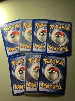 Pokemon TCG Weedle Lot of 7 69/102 Base Set Unlimited Common NM 1999 WOTC - Image 2