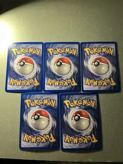 Pokemon TCG Starmie Lot of 5 64/102 Base Set Unlimited Uncommon NM WOTC 1999 - Image 2