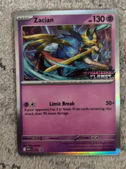 Zacian Prerelease Promo - Pokemon Phantasmal Flames MEP 015 - Image 1