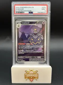 2024 POKEMON SFA EN-SHROUDED FABLE ILLUSTRATION RARE #070 DUSKNOIR PSA 9 - Image 1