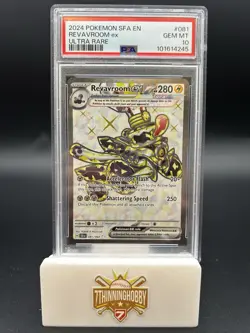 2024 POKEMON SFA EN REVAVROOM EX SHROUDED FABLE ULTRA RARE #81 PSA GEM MINT 10 - Image 1