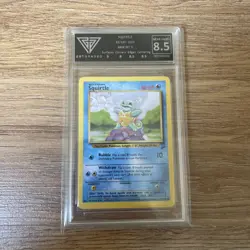 Pokemon Squirtle Base Set 2 Graded 8.5 Near Mint+ Get Graded - Image 1