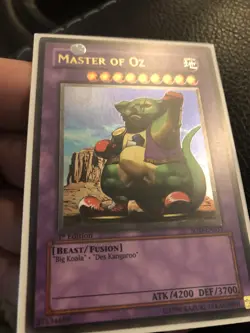 yugioh Master of Oz Ultimate rare 1st ed LP - Image 1
