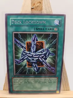 Yu-Gi-Oh Deck Lockdown LODT-EN060 1st Edition Near Mint Condition - Image 1