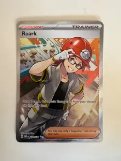Pokemon Card • Roark • Paradox Rift 242/182 • Ultra Rare • ENG • MINT - Image 1
