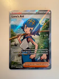 Pokemon Card • Lana’s Aid • Twilight Masquerade 207/167 • Ultra Rare • EN • MINT - Image 1