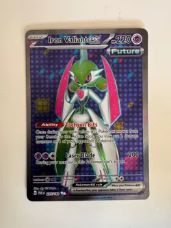 Pokemon Card • Iron Valiant ex • Paradox Rift 225/182 • Ultra Rare • ENG • MINT - Image 1