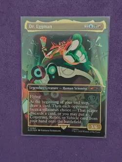 Dr. Eggman - FOIL BORDERLESS #2084 - Sonic Secret Lair - NM MTG - Image 1