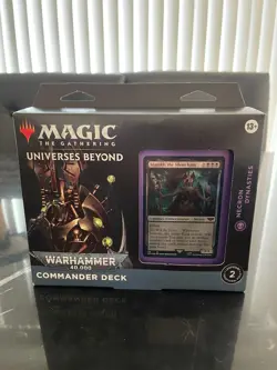 MTG Universes Beyond WARHAMMER 40,000 - COMMANDER DECK - Necron Dynasties - Image 1
