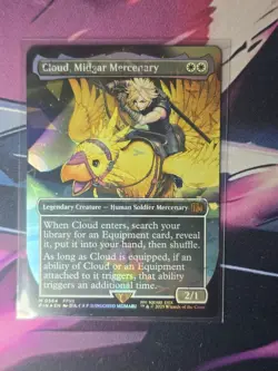 Cloud, Midgar Mercenary (Borderless) (Chocobo Track Foil) Final Fantasy Foil - Image 1