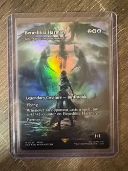 Magic The Gathering Final Fantasy Borderless Foil Benedikta Harman #0053 - Image 1