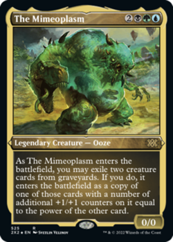 1 x The Mimeoplasm - Foil Etched - Double Masters 2022 - NM-Mint - MTG - Image 1