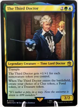 The Third Doctor (Foil) | Universes Beyond Doctor WHO | MTG EDH Tokens | NEW NM - Image 1
