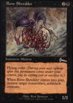 1 x Bone Shredder - Foil - Urza's Legacy - Moderate Play - MTG - Image 1