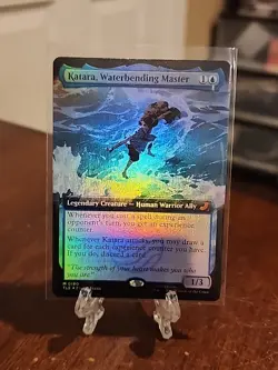 MTG - Katara, Waterbending Master- Extended Art Foil - Avatar TLE - Image 1