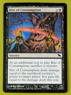Rite of Consumption x1 Shadowmoor 1x Magic the Gathering MTG - Image 1