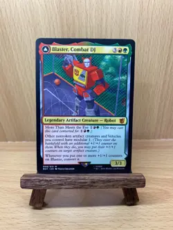 Blaster Combat DJ // Blaster Morale Booster - NM - BOT 008 - MTG Transformers - Image 1