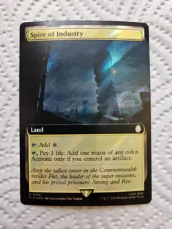 Spire of Industry Extended Surge Foil MTG Fallout PIP 1039 NM Unplayed - Image 1