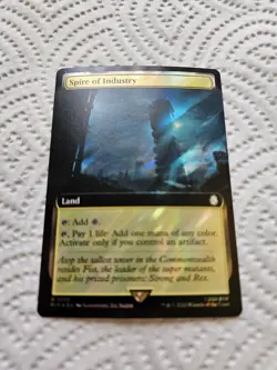 Spire of Industry Extended Surge Foil MTG Fallout PIP 1039 NM Unplayed - Image 2