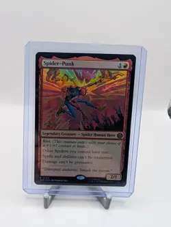 Spider-Punk [Foil] #92 Magic Marvel Spider-Man - Image 1