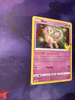 Pokemon Celebrations - Mew Holo Rare 011/025 - 25th Anniversary Set - Pack Fresh - Image 2