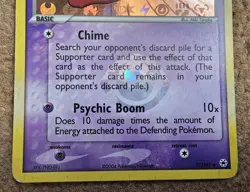 Chimecho 17/101 Reverse Holo Rare - Ex Hidden Legends Pokemon Card TCG - Image 3