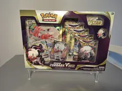 Pokemon Hisuian Zoroark VSTAR Premium Collection Box Lost origin fusion boosters - Image 1