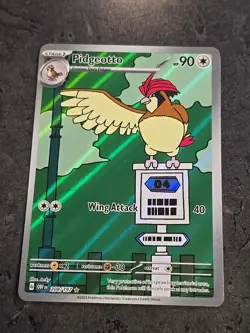 Pokemon Pidgeotto TCG Illustration Rare Obsidian Flames Scarlet & Violet 208/197 - Image 1