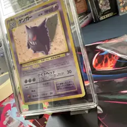 TAG 6.5 Gengar Japanese Fossil 94 Holo Massive Swirl 💫! Pokemon Card🔥 - Image 3