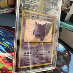 TAG 6.5 Gengar Japanese Fossil 94 Holo Massive Swirl 💫! Pokemon Card🔥 - Image 4