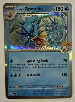 Pokemon TCG: SV10: Destined Rivals - Misty's Gyarados - (DRI) - 049/182 NM/MT - Image 1
