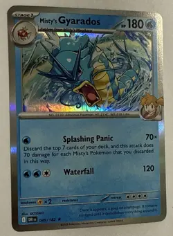 Pokemon TCG: SV10: Destined Rivals - Misty's Gyarados - (DRI) - 049/182 NM/MT - Image 2