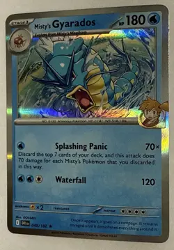 Pokemon TCG: SV10: Destined Rivals - Misty's Gyarados - (DRI) - 049/182 NM/MT - Image 3