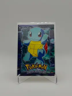 [LP] 1998 Vintage Pokemon Topps Card - #07 Squirtle (E7 of 12) - Image 1