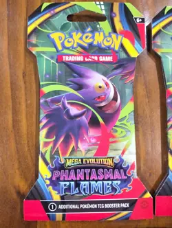 Pokemon TCG Phantasmal Flames Sleeved Booster Packs x5 AUTHENTIC & SEALED ✅ - Image 2