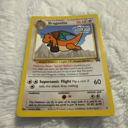 Dragonite - Wizards Black Star Promo #5 - Kids WB Pokemon First Movie (1999) - Image 2